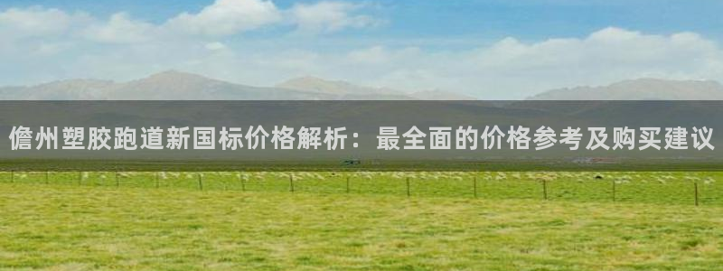 百度红足一1是干什么的：儋州塑胶跑道新国标价格解析：最全面的价格参考及购买建议