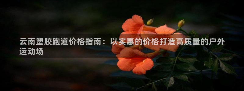 红足1世足球比分网址：云南塑胶跑道价格指南：以实惠的价格打造高质量的户外
运动场