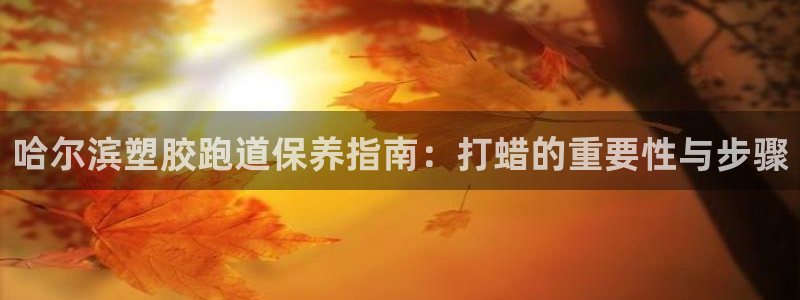 红足一1世77814：哈尔滨塑胶跑道保养指南：打蜡的重要性与步骤