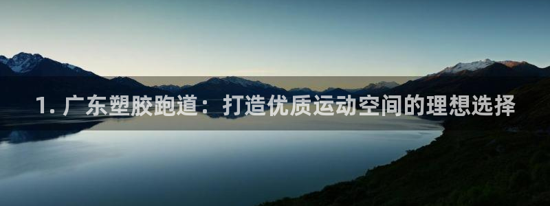 新2足球平台出租网站：1. 广东塑胶跑道：打造优质运动空间的理想选择