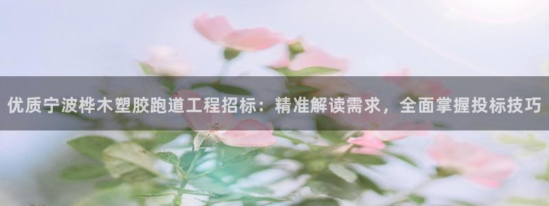 红足一一世足球网开奖记录：优质宁波桦木塑胶跑道工程招标：精准解读需求，全面掌握投标技巧