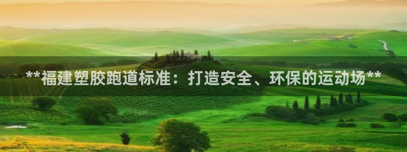红足一1世66814新宝：**福建塑胶跑道标准：打造安全、环保的运动场**