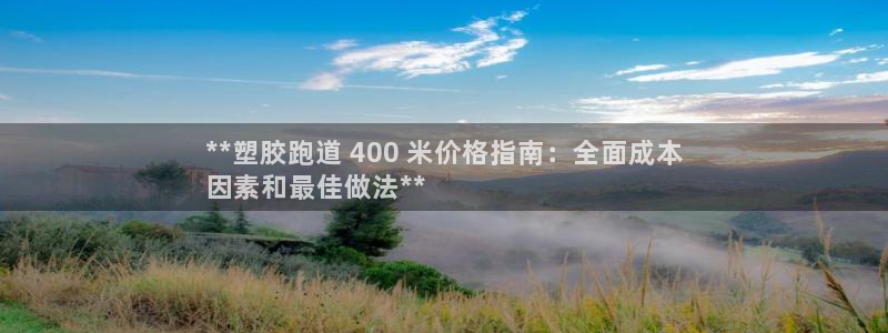 红足1世手足球比分：**塑胶跑道 400 米价格指南：全面成本
因素和最佳做法**