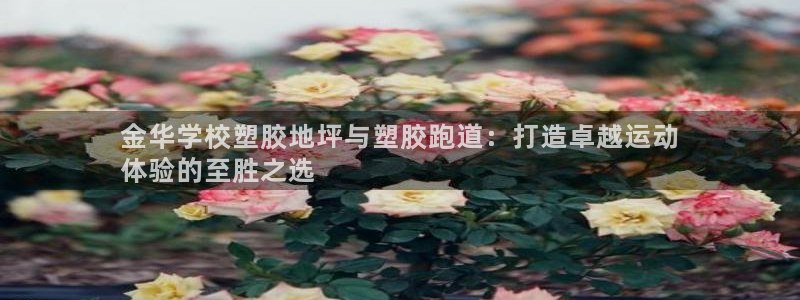 红足一1世比分网：金华学校塑胶地坪与塑胶跑道：打造卓越运动
体验的至胜之选